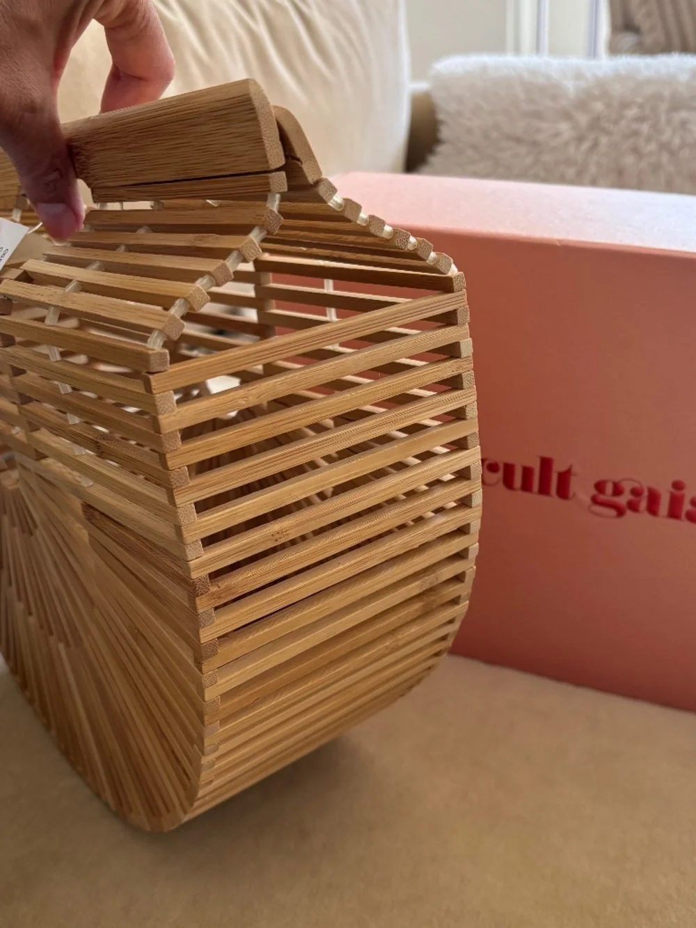 Cult Gaia Ark Tote Bag NWT Natural